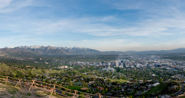 istock Panoramic View of Downtown Salt Lake City 956235096