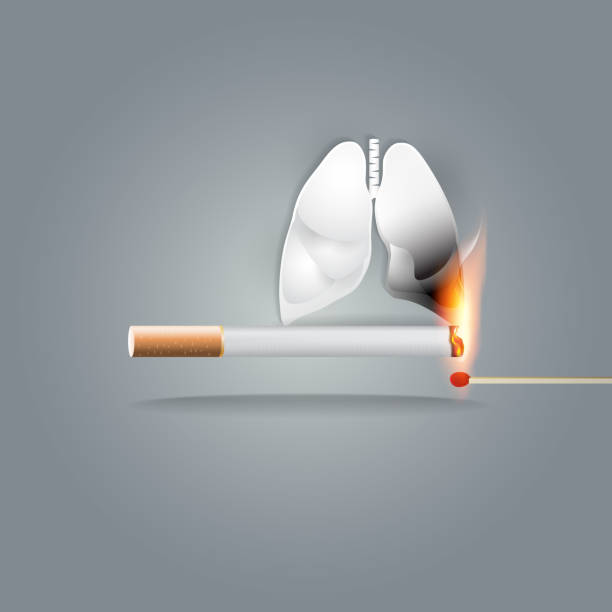 ilustrações, clipart, desenhos animados e ícones de fumar se queima - ideas tobacco product addiction anti smoking