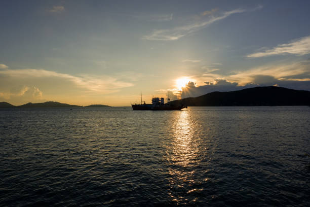 istock Sea view with sunlight, Songkla,Thailand. 956240844