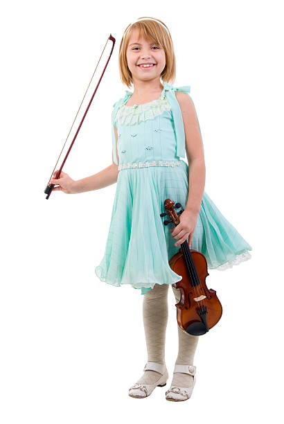 istock Young Girl With Violin. 95624610