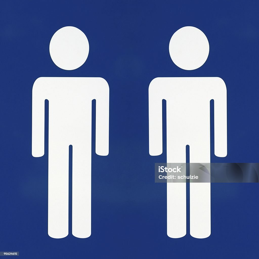 Символ Мужской Туалет - Стоковые фото Без людей роялти-фри