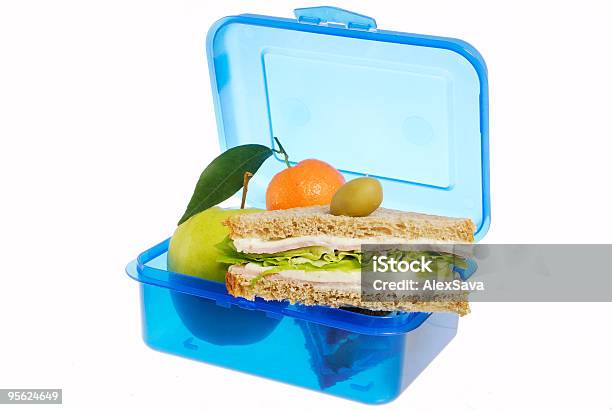 Pakowany Lunch - zdjęcia stockowe i więcej obrazów Śniadaniówka - Śniadaniówka, Pieczywo, Neutralne tło