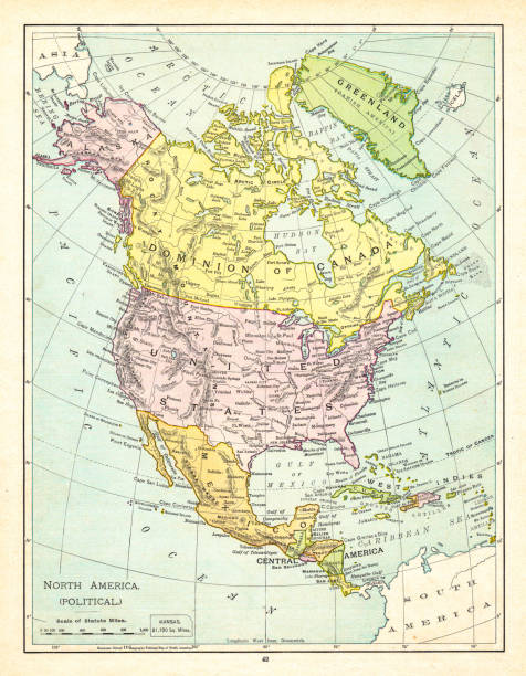 istock Political Map of North America 1895 956250540