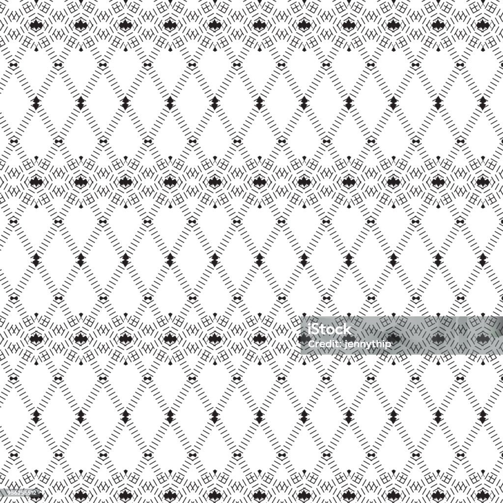 Black Dashed Line Diamond Shape With Polygon Dashed Line Striped ...