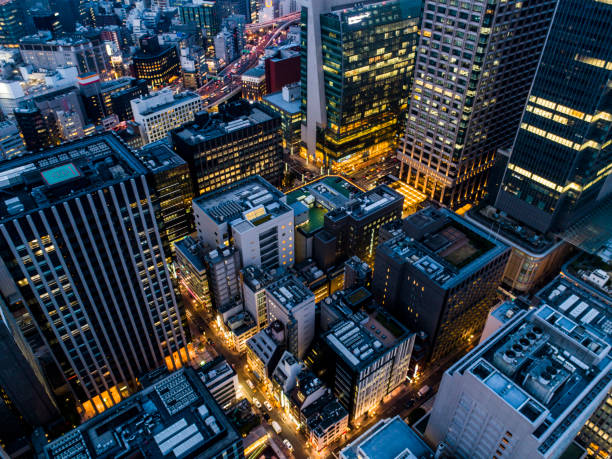 istock The aerial view of downtown 956262458