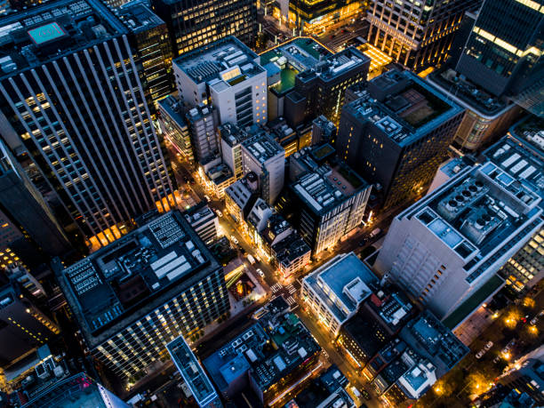 istock The aerial view of downtown 956262460