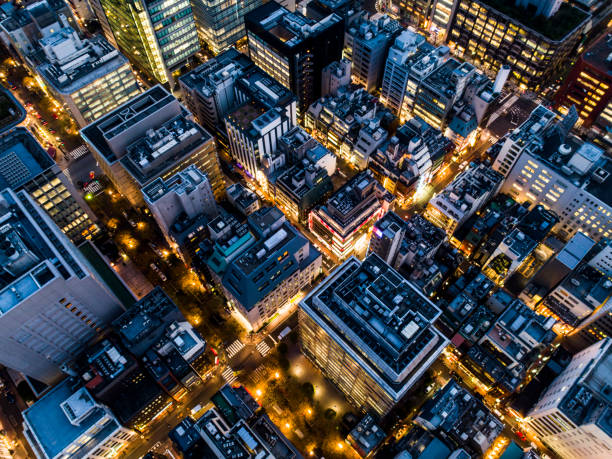istock The aerial view of downtown 956262510