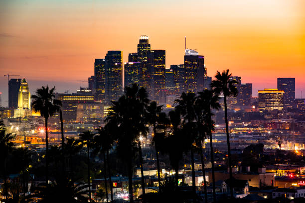 istock Downtown Los Angeles Skyline at Sunset 956262698