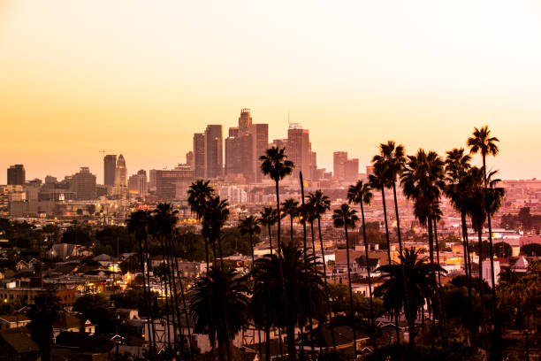 istock Downtown Los Angeles Skyline at Sunset 956262704
