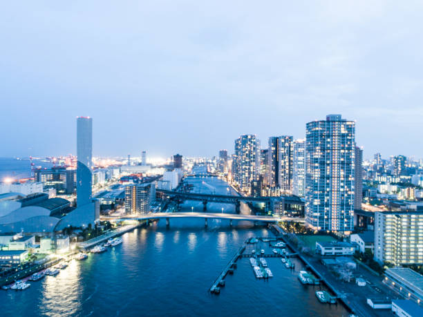 istock Business buildings and bridges 956262734
