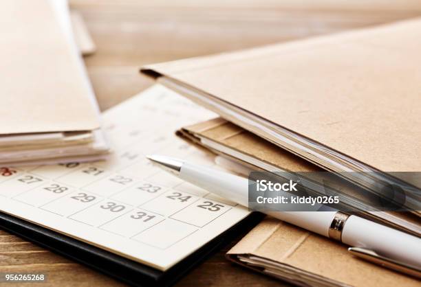 Calendar Stock Photo - Download Image Now - Calendar, Document, Accountancy