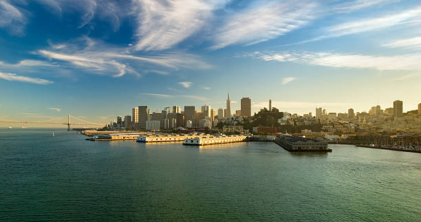 istock Panoramic view of San Francisco. Bay Bridge and Downtown 95627434