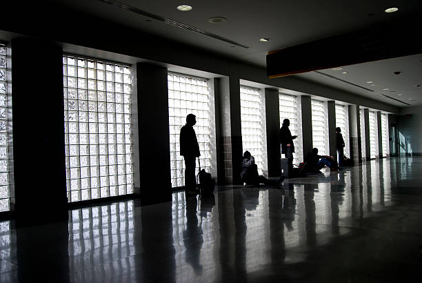 istock Silhouette at the airport 95627571