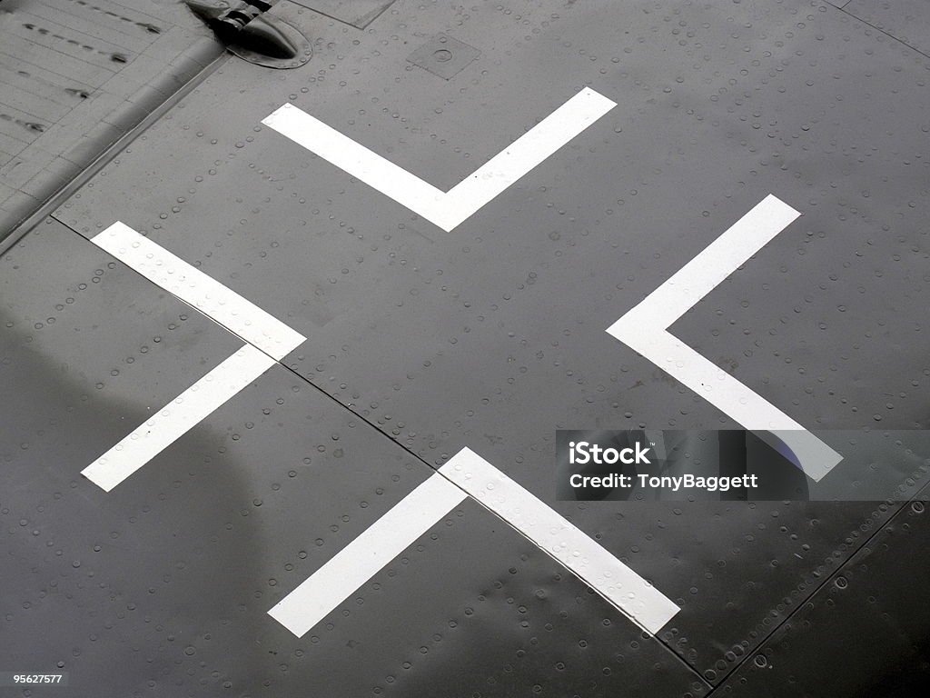 German Iron Cross Insignia Iron Cross insignia from the wing of a first world war German aeroplane. Air Force Stock Photo