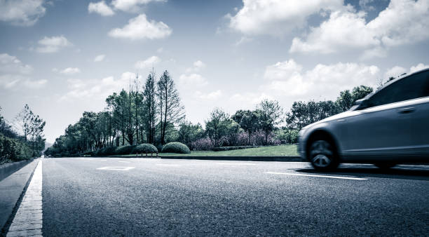 istock Car on asphalt road on summer day 956276940