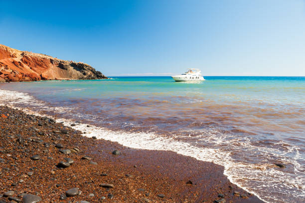 istock Red beach on Santorini island, Greece. 956281726
