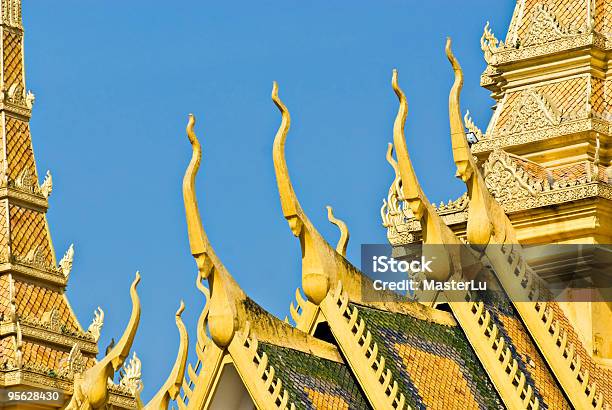 Королевский Дворец Pnom Penh — стоковые фотографии и другие картинки Пномпень - Пномпень, Камбоджа, Крыша