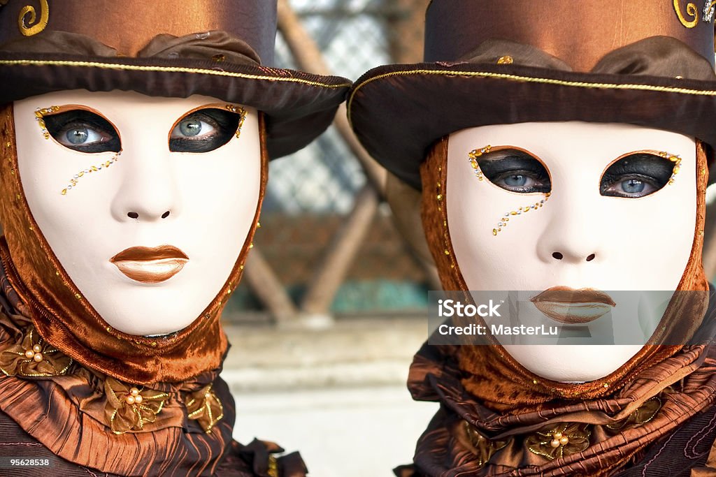 Máscara de carnaval de Venecia. - Foto de stock de Adulto libre de derechos