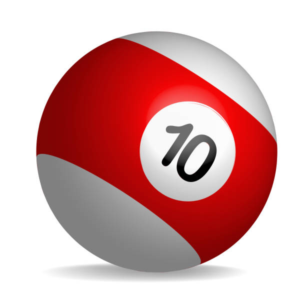 istock Pool balls or Snooker balls isolated on a white background 956286110