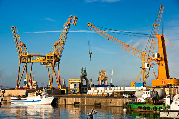 istock Crane in Piombino, Italy. 95628615