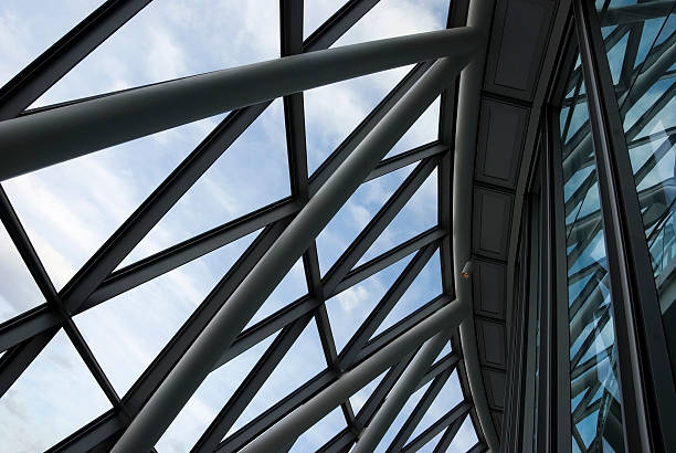 istock Glass and steel architectural abstract 95628966