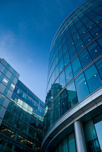 istock Glass fronted office buildings, London 95629013