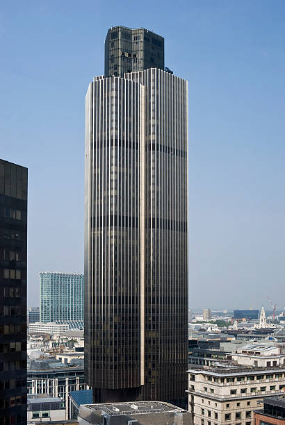 기업 건물, 런던 - tower 42 뉴스 사진 이미지
