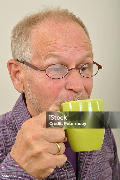 Hot Coffee Stock Photo - Download Image Now - Eyeglasses, Fog, 60-69 Years