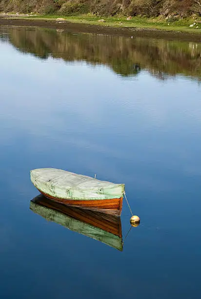 Photo of Boat on the Carrowbeg River, Westport, Ireland