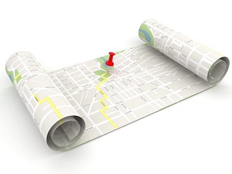 Gps navigation road map\n\n++ Please note: The road map design made by me from scratch ++