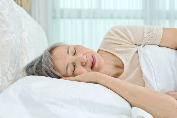 Tired, Sleep Apne, Bed - Furniture, Sleeping, Facial Expression