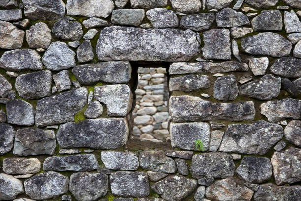 istock Stone wall at Machu Picchu, Peru 956307176