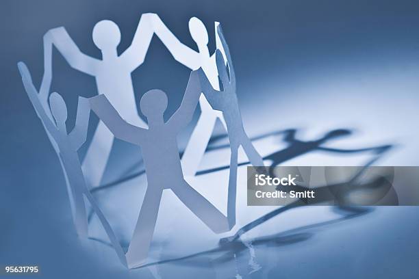 People Stock Photo - Download Image Now - Agreement, Chain - Object, Circle