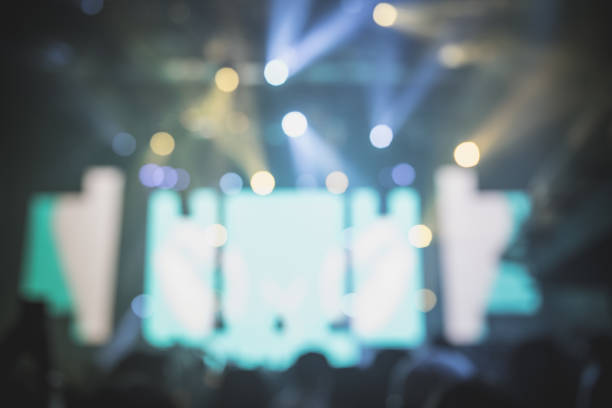 istock party concert blur bokeh for background. 956321264