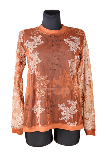 istock Women's T-shirt coral color 956325966