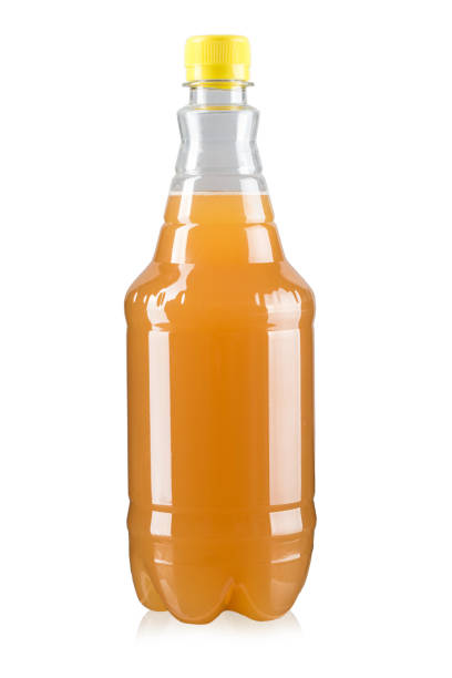 istock kraft beer in a plastic bottle on a white background, isolated. 956326234