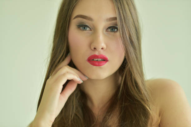 istock woman beauty face make up. 956326502