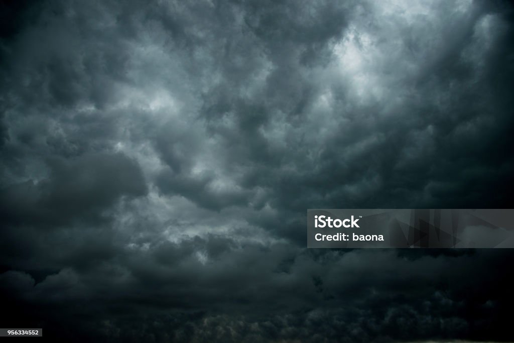 Stormy clouds for background Dark stormy clouds for background. Sky Stock Photo