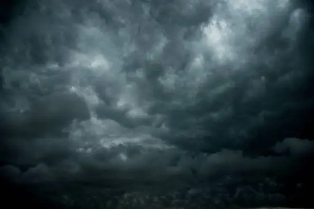 Photo of Stormy clouds for background