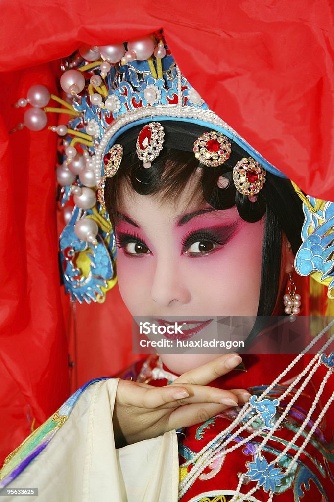 Theater Schauspielerin - Lizenzfrei Attraktive Frau Stock-Foto