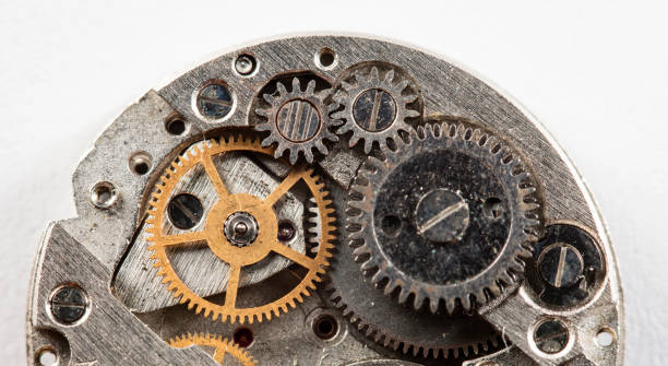 istock clockwork old mechanical watch, high resolution and detail 956336540