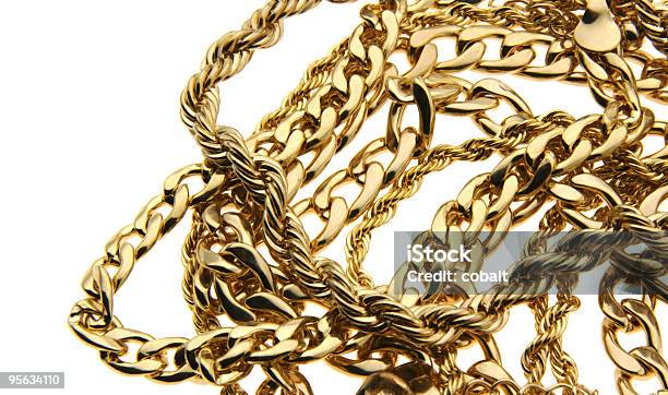 Gold Schmuck Stockfoto Stockfoto und mehr Bilder von Goldkette - Goldkette, Gold - Edelmetall, Goldfarbig