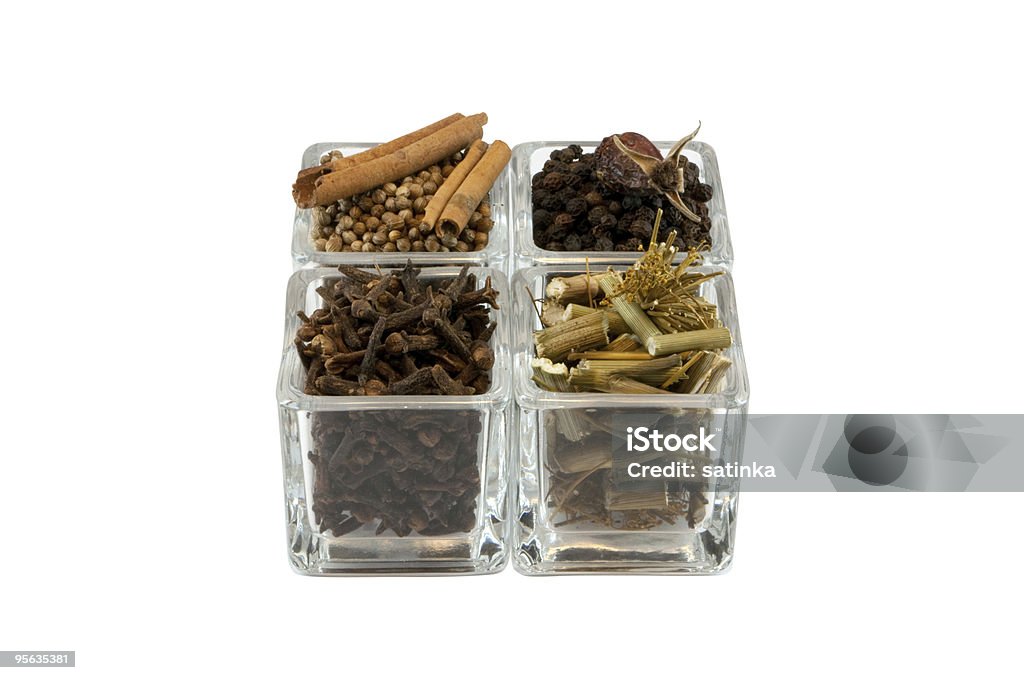 Spices en vidrio - Foto de stock de Alimento libre de derechos