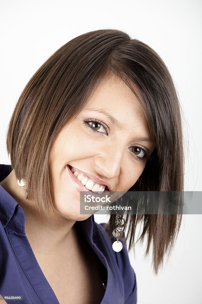 Bela mulher sorridente - Royalty-free Adolescente Foto de stock