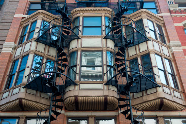 istock Facade of historic building in downtown Providence 956368740