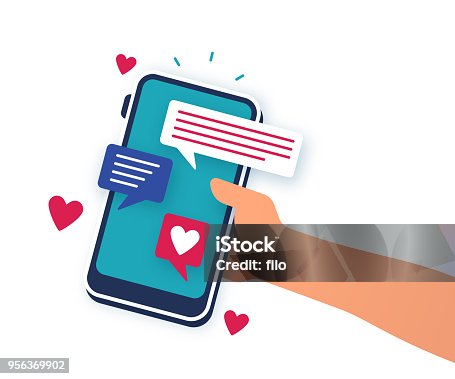 istock Mobile Dating Phone App 956369902