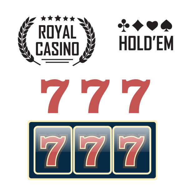 istock Poker club and casino vector sign set. Slot machine vector 956381760