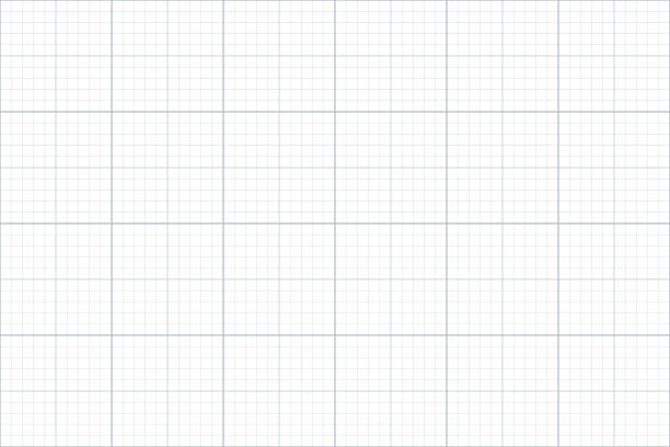 그래프 용지입니다. 완벽 한 패턴입니다. backgound 건축가. 밀리미터 격자입니다. 벡터 - blueprint graph paper paper backgrounds stock illustrations