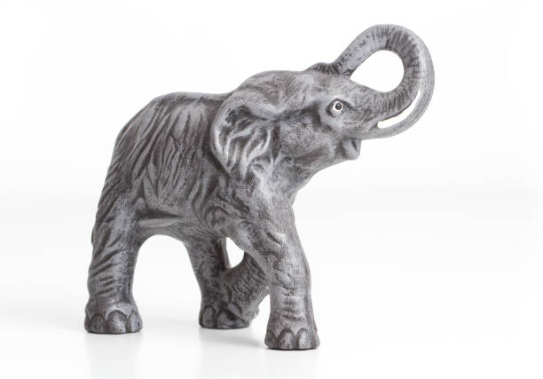 istock gray figurine of an elephant 3 956382070