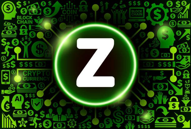 istock Letter Z Icon on Money and Cryptocurrency Background 956382672